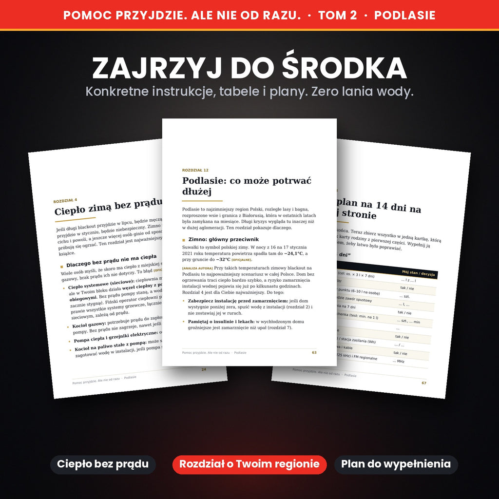 Gdy zawyją syreny: kompletny poradnik gotowości dla rodzin z PODLASIA