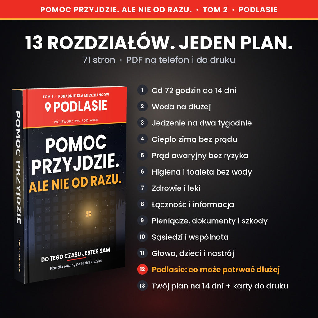 Gdy zawyją syreny: kompletny poradnik gotowości dla rodzin z PODLASIA