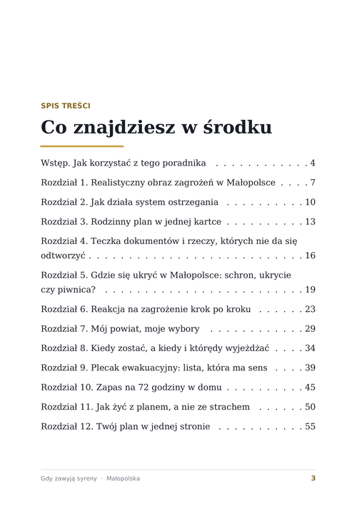 Gdy zawyją syreny: kompletny poradnik gotowości dla rodzin z MAŁOPOLSKI