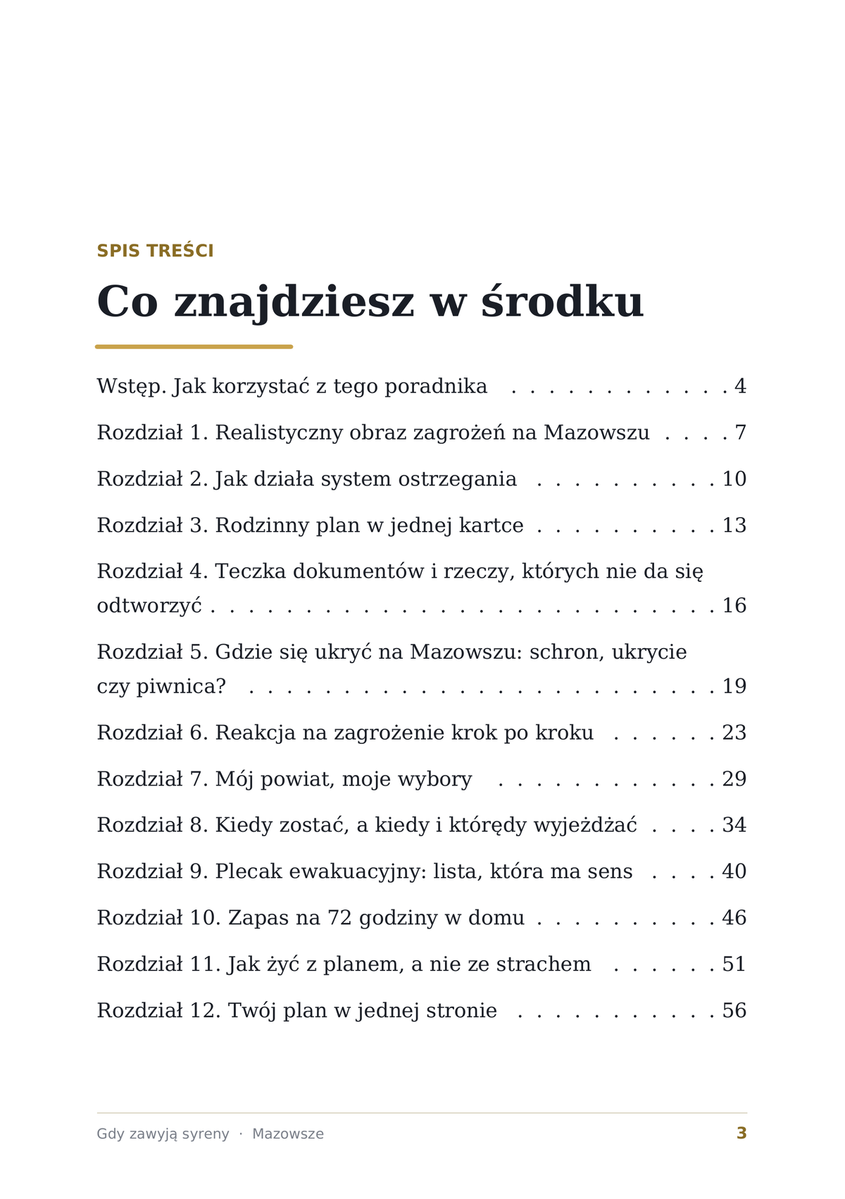 Gdy zawyją syreny: kompletny poradnik gotowości dla rodzin z MAZOWSZA