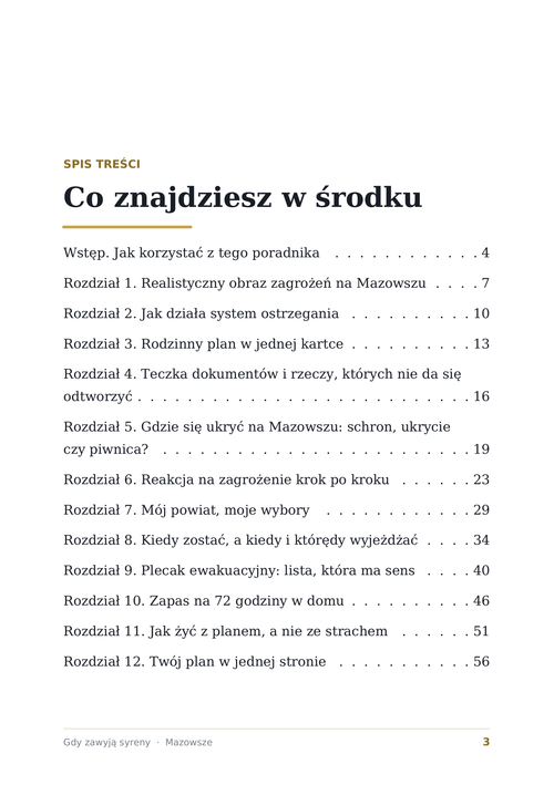 Gdy zawyją syreny: kompletny poradnik gotowości dla rodzin z MAZOWSZA